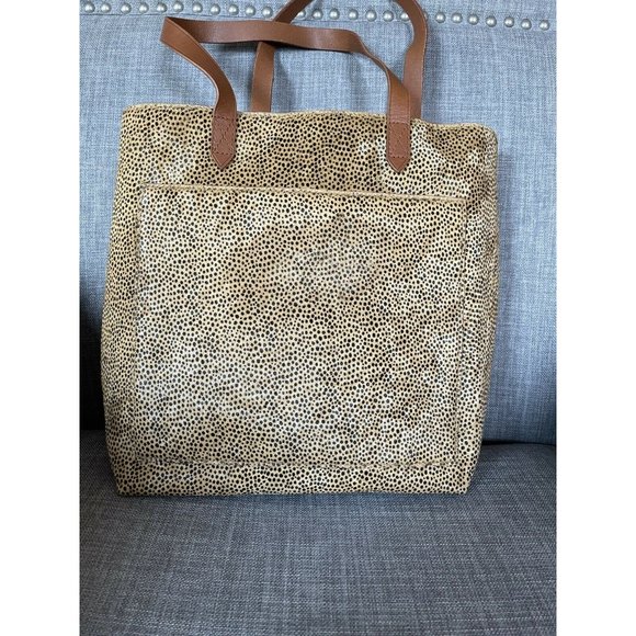 NWT Madewell Calfhair Tote - Picture 9 of 11